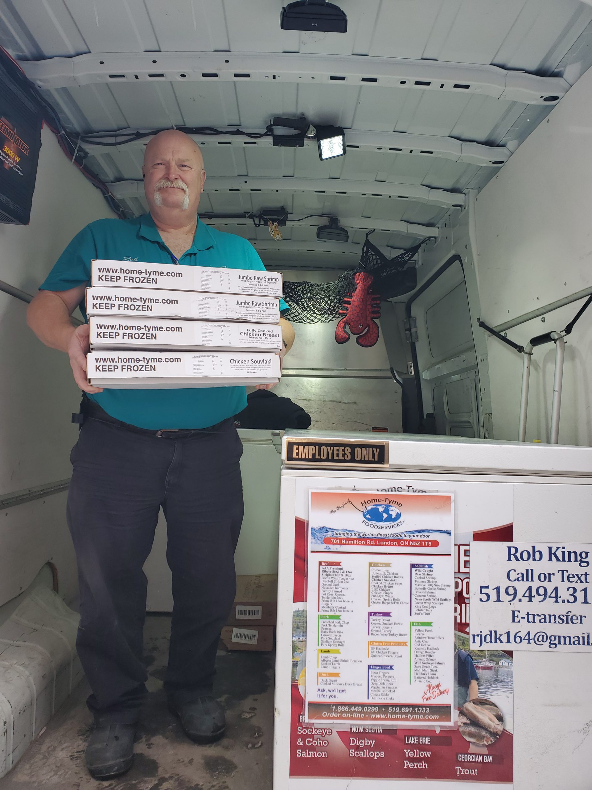 Home-Tyme Foodservice Delivery Driver | Rob King